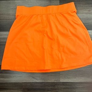 Orange skirt
